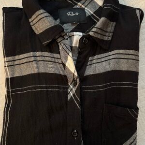 Rails Black and White Plaid  Shirt
